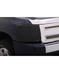 AVS 07-13 Chevy Silverado 1500 Headlight Covers - Black - 37724