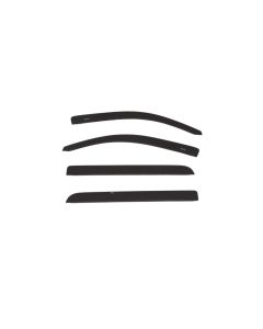 AVS 15-18 Chevy Silverado 1500 Crew Cab Low Profile Color Match Ventvisors 4pc - Black - 894033-GBA-A