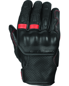Speed and Strength Twist of Fate Leather Gloves Black/Red - Small - 892320