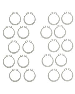 All Balls Racing 94-99 KTM EGS 250 Sprocket Retainer Kit 10 pk Washers or Snap-Rings - 25-6017