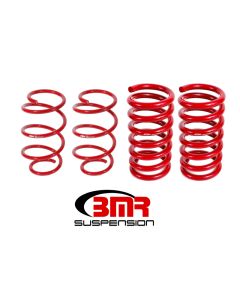 BMR 15-17 S550 Mustang Drag Version Lowering Springs (Set Of 4) - Red - SP086R