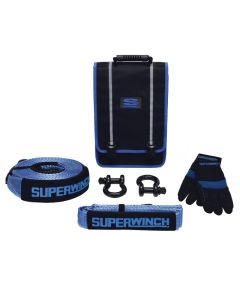 Superwinch Getaway Recovery Kit (Incl. Bow Shackles/Tree Trunk Protec/Recovery Strap/Gloves/Bag) - 2578