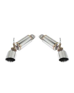 Remark 09-19 Nissan 370z Axle Back Exhaust w/Stainless Single Wall Tip - RO-TS34-S