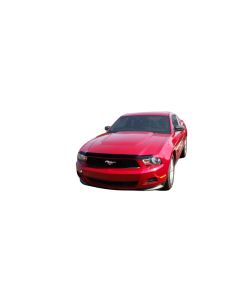 AVS 10-12 Ford Mustang Aeroskin Low Profile Acrylic Hood Shield - Smoke - 322023