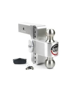 Weigh Safe 180 Hitch 6in Drop Hitch & 2.5in Shank (10K/18.5K GTWR) - Aluminum - LTB6-2.5