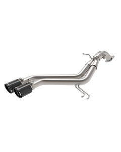 aFe Takeda 13-17 Hyundai Veloster L4-1.6L 2-1/2in 304 SS Axle-Back Exhaust w/ Carbon Fiber Tips - 49-37019-C