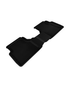 3D MAXpider 2009-2019 Volkswagen Tiguan/Tiguan Limited Kagu 2nd Row Floormats - Black - L1VW02121509