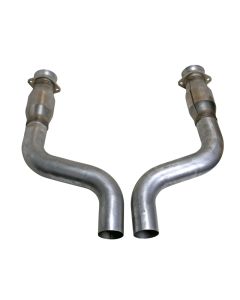 BBK 09-20 Dodge Challenger/Charger 5.7L Hemi 3in Mid Pipe w/ Converters - 40461