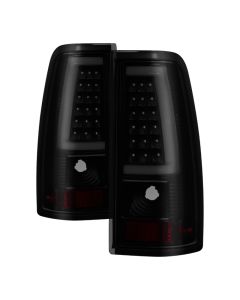 xTune Chevy Silverado 1500/2500/3500 99-02 Version 3 Tail Lights Black Smoke ALT-ON-CS99V3-LBLED-BSM - 9038778