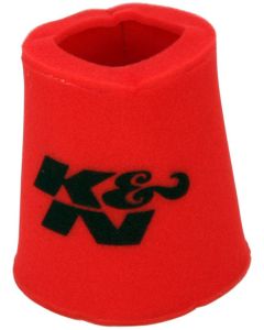 K&N Airforce PreCleaner Round Tapered Red Air Filter Foam Wrap 6in Base ID x 5in Top ID x 9in H - 25-0810