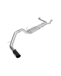 aFe MACHForce XP Exhausts Cat-Back SS-409 Nissan Titan XD 16-19 V8-5.6L - Black - 49-46135-B