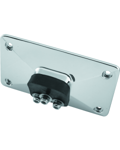 Bikers Choice 55-99 Chrome Pyramid Lisence Plate Bracket 3 Bolt Style - 490044
