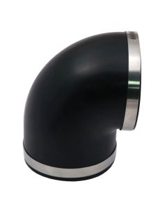 Spectre Coupler 4in. Elbow / 90 Degree (PVC) - Black - 9781