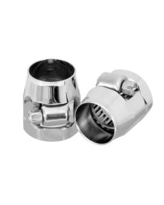 Spectre Magna-Clamp Hose Clamps 3/8in. (2 Pack) - Chrome - 2268