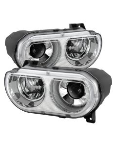 xTune Dodge Challenger 08-14 Xenon Hid Model Only Projector Headlamps Chrome HD-JH-DCHAL08-HID-C - 9027284