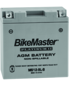 Reliable BikeMaster AGM Battery MS12-9L-B 780768