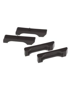 Prothane 68-87 GM Small Block Radiator Insolators - Black - 7-1711-BL