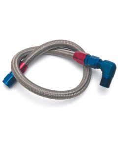 Edelbrock Fuel Line Braided Stainless for SBC ( Use w/ 8134 ) - 8123