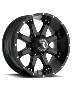 Raceline 991B Assault 17x9in / 6x139.7 BP / 25mm Offset / 106.1mm Bore - Satin Black Wheel - 991B-79060+25
