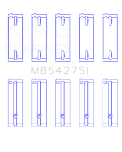 King Engine Bearings Honda L13A4/L15A (Size +0.50mm) Main Bearing Set - MB5427SI0.5