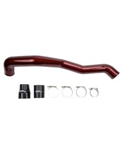 Wehrli 11-16 Chevrolet 6.6L LML Duramax Driver Side 3in Intercooler Pipe - WCFab Grey - WCF100353-GRY