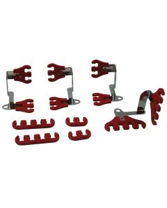 Moroso Chevrolet Small Block Ignition Super Look Wire Kit - 7-9mm - Red - 72172