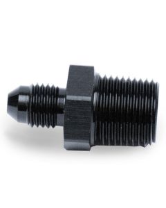 Snow Performance 3/8in NPT to 4AN Straight Water Fitting (Black) - SNO-803-BRD