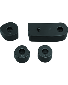 Kuryakyn Driver Floorboard Spacers 18-Up Softail Models Gloss Black - 7508