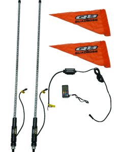 QuadBoss Qb 4Ft Clear Dual Whip Bt - 609665