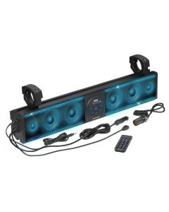 Boss Audio 26 Ipx5 Rated Weatherproof ATV|UTV Sound Bar Audio System- BOSS-BRT26RGB
