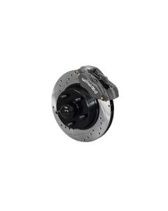 Wilwood Forged Dynalite-M Front Kit 11.30in 1 PC Rotor&Hub-Drill 65-69 Mustang Disc & Drum Spindle - 140-13476-D