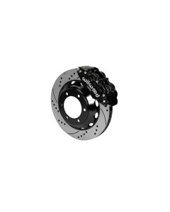 Wilwood Narrow Superlite Black 6R Front Kit 14in Drilled Rotor w/ Lines 05-15 Toyota Tacoma - 140-14578-D