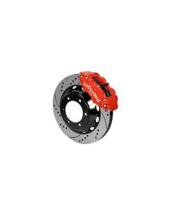 Wilwood Narrow Superlite Red 6R Front Kit 14in Drilled Rotor w/ Lines 05-15 Toyota Tacoma - 140-14578-DR