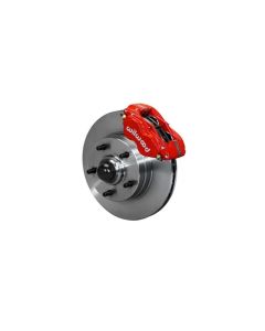 Wilwood Forged Dynalite-M Front Kit 11.00in 1 PC Rotor&Hub Red 67-69 Camaro 64-72 Nova Chevelle - 140-15272-R