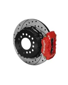 Wilwood Forged Dynalite P/S Rear Kit Drilled Red New Big Ford 2.50in Offset - 140-2118-DR