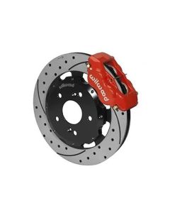 Wilwood Forged Dynalite Front Hat Kit 12.19in Drilled Red 02-06 Acura RSX-5 Lug - 140-7014-DR