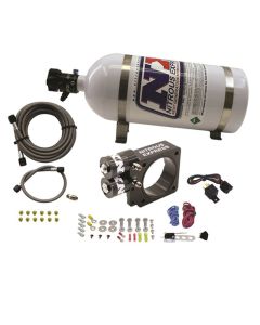 Nitrous Express 86-93 Ford Mustang GT 5.0L (Pushrod) Nitrous Plate Kit w/10lb Bottle - 20955-10