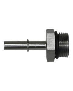DeatschWerks 10AN ORB Male to 5/16in Male EFI Quick Connect Adapter - Anodized DW Titanium - 6-02-0124