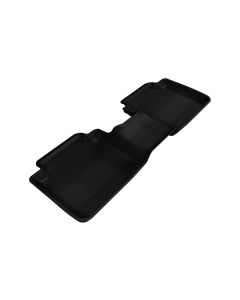 3D MAXpider 2013-2017 Honda Accord Sedan Kagu 2nd Row Floormats - Black - L1HD04821509