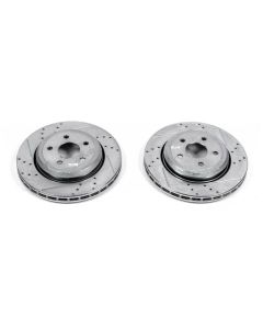 Power Stop 18-19 Dodge Durango Rear Evolution Drilled & Slotted Rotors - Pair - AR83079XPR