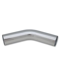Vibrant 3.25in O.D. Universal Aluminum Tubing (45 Degree) 3.25in CLR 5in Leg Length - 2241
