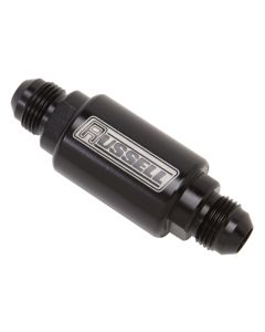 Russell Performance Black Anodized (3in Length 1-1/4in dia. -6 male inlet/outlet) - 650133
