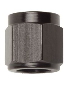 Russell Performance -10 AN Tube Nuts 5/8in dia. (Black) (1 pc.) - 660593