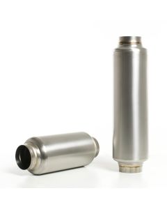 Ticon Industries 12in OAL 3.0in In/Out Ultralight Titanium Muffler - 116-07613-0000