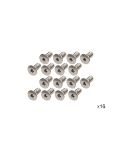 Kentrol 87-95 Jeep Wrangler YJ Windshield Bolts 16 Pack Stainless - 30733