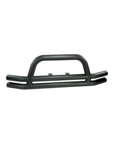 Rugged Ridge 3-In Dbl Tube Front Bumper Black 76-06 CJ &Jeep Wrangler - 11561.01