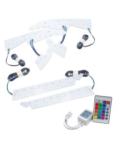 Oracle 14-15 GMC Sierra Headlight DRL Upgrade Kit - ColorSHIFT w/ Simple Controller - 2450-504