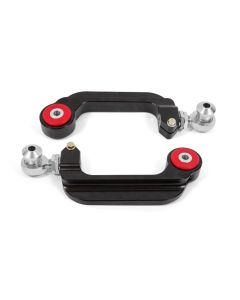 BMR 15-18 S550 Mustang Billet Aluminum Camber Links Adjustable (Poly/Rod ends) - Black Anodized - UCA762