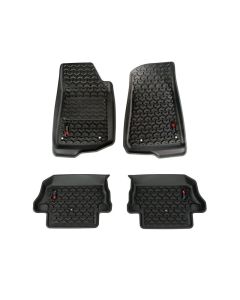 Rugged Ridge Floor Liner Kit Black F/R 18-20 Jeep Wrangler JL 2Dr - 12987.43