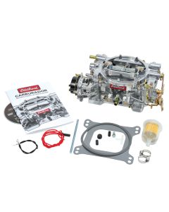 Edelbrock Carburetor Performer Series 4-Barrel 600 CFM Electric Choke Satin Finish - 1400